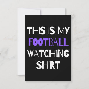 これは私のサッカー観戦のシャツだ。 カード