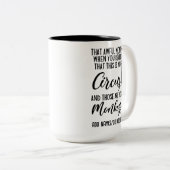 これは私のサーカスで、これらは私のサルである ツートーンマグカップ (正面右)