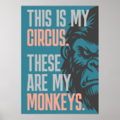 これは私のサーカス。これは私の猿だ ポスター (正面)