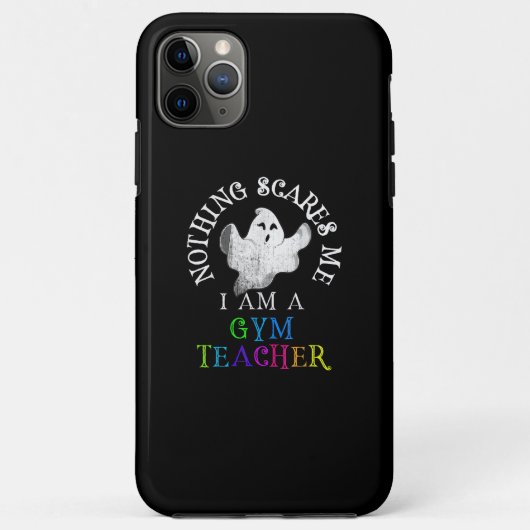 これは私のジム不気味先生の衣装は怖がらない Case-Mate iPhoneケース (裏面)