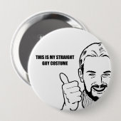 これは私のストレートな男の衣装 缶バッジ (正面&裏面)
