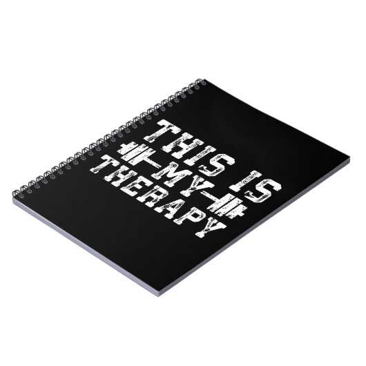 これは私のセラピー-感動的な体育館のトレーニングです ノートブック (左側)