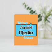 これは私のソーシャルメディア用の衣装です ポストカード (スタンド正面)