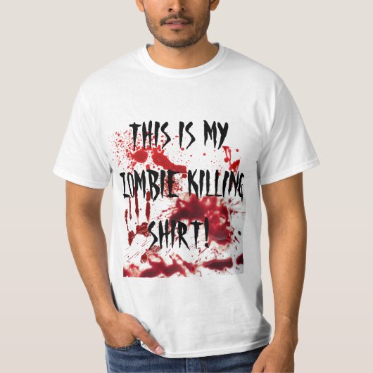 これは私のゾンビの殺害のワイシャツです Tシャツ (正面)