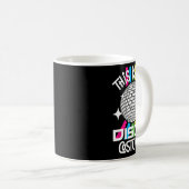 これは私のディスコおもしろいの1970年代の70ファンキー段の衣装だ コーヒーマグカップ (正面右)