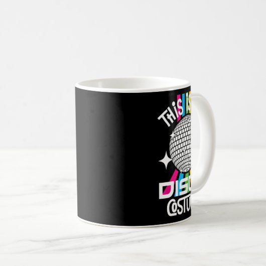 これは私のディスコおもしろいの1970年代の70ファンキー段の衣装だ コーヒーマグカップ (正面右)