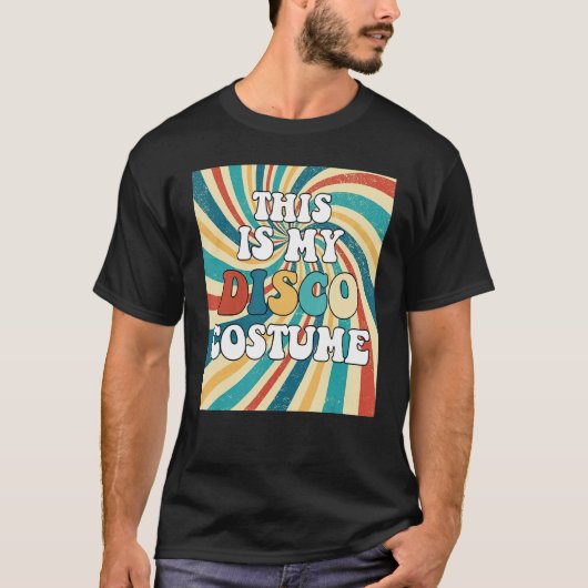 これは私のディスコの衣装70s 80sディスコパーティー tシャツ (正面)