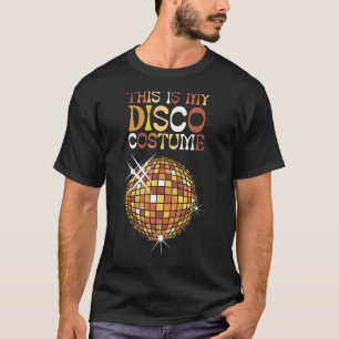 これは私のディスコの衣装70s 80sレトロディスコパーティー tシャツ