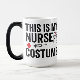 これは私のナースのハロウィーンの衣装 モーフィングマグカップ