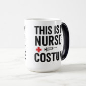 これは私のナースのハロウィーンの衣装 モーフィングマグカップ (正面右)