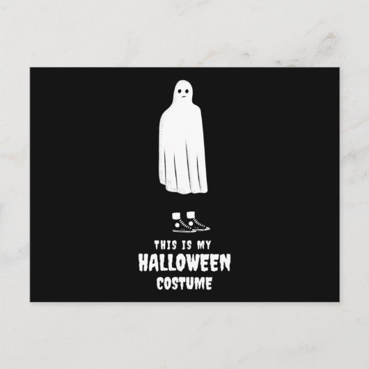 これは私のハロウィンのコスチュームだ。ハロウィン 面白い 悲しい ポストカード (正面)