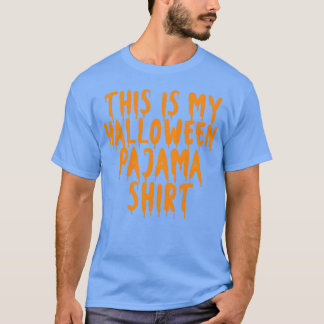 これは私のハロウィンパジャマハロウィンカップルのヴィント Tシャツ