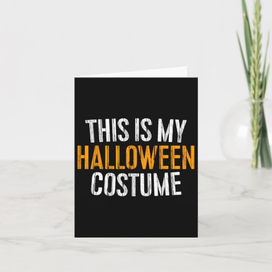 これは私のハロウィーンの衣装だ カード (正面)