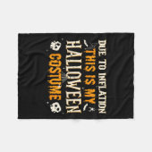 これは私のハロウィーンの衣装の男性の女性ハおもしろいーロ フリースブランケット (正面(横))