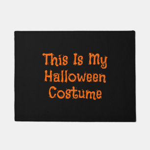 これは私のハロウィーンの衣装カッコいい- Halloween ドアマット