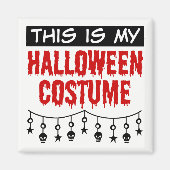 これは私のハロウィーンの衣装スカルスター マグネット (正面)