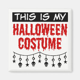これは私のハロウィーンの衣装スカルスター マグネット