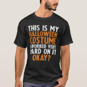 これは私のハロウィーンの衣装レトロヴィンテージ Tシャツ (正面)