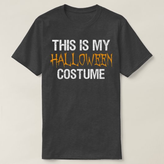 これは私のハロウィーンの衣装ヴィンテージハロウィーンの男性 Tシャツ (デザイン正面)