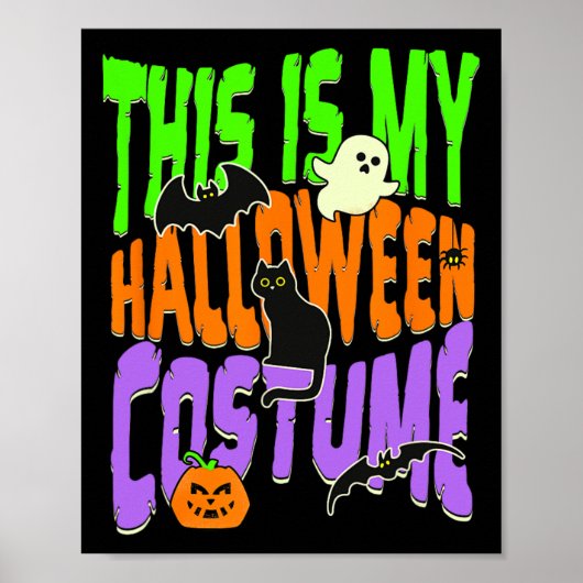 これは私のハロウィーンの衣装1 ポスター (正面)