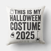これは私のハロウィーンの衣装2025 クッション (裏面)