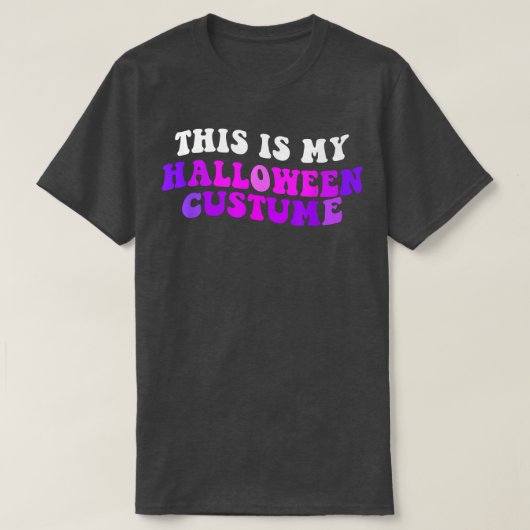 これは私のハロウィーンの衣装2714 Tシャツ (デザイン正面)