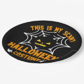 これは私のハロウィーンの衣装 ペーパープレート (アングル)