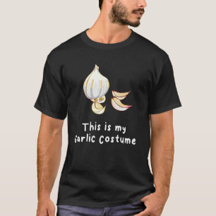 これは私のハロウィーン用のニンニクの衣装 Tシャツ