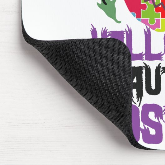 これは私のハロウィーン自閉症の衣装認識度 マウスパッド (コーナー)