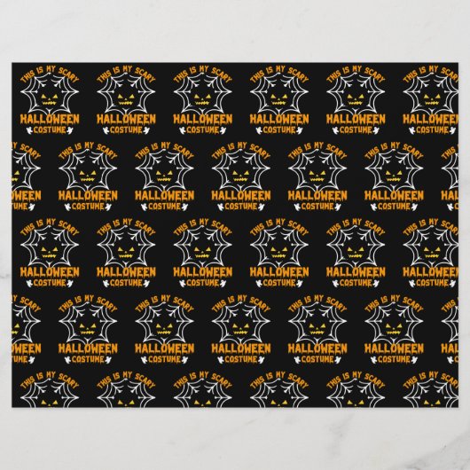 これは私のハロウィーン衣装スクラップブック紙 チラシ (正面)