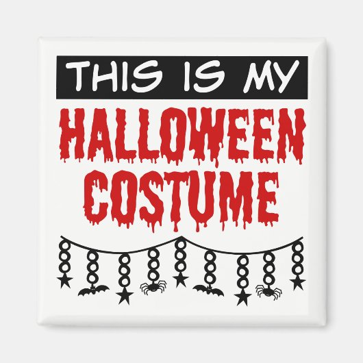 これは私のハロウィーン衣装スパイダーズこうもり マグネット (正面)