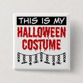 これは私のハロウィーン衣装スパイダーズこうもり 缶バッジ (正面)