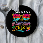 これは私のハワイアンサングラスアロハハワイサマー 缶バッジ (インサイチュ)