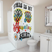 これは私のハワイアンサンセットトロピカルコスチュームパーティー シャワーカーテン (インサイチュ)