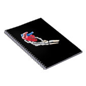 これは私のハート – スケルトンハートハンド ノートブック (右側)