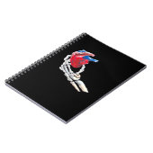 これは私のハート – スケルトンハートハンド ノートブック (左側)