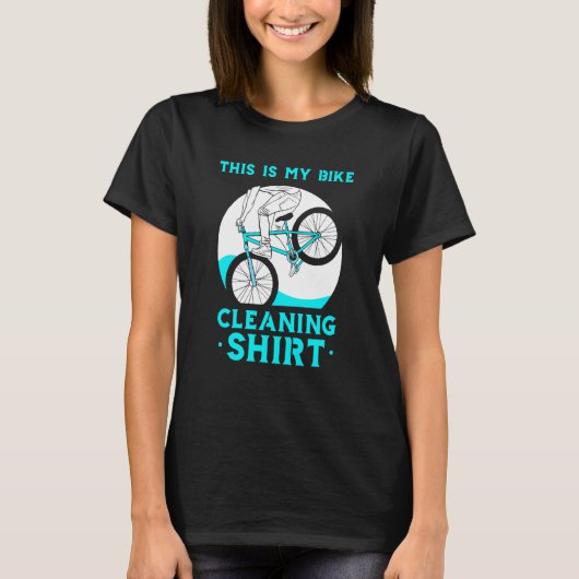 これは私のバイク洗浄洗濯洗車だ Tシャツ (正面)