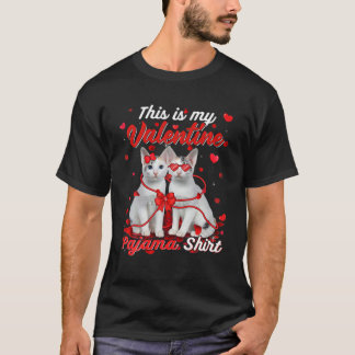 これは私のバレンタインパジャマ・日本のボブテール猫 Tシャツ