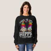 これは私のヒッピー衣装おかしなハロウィーン70sグノーム スウェットシャツ (正面フル)