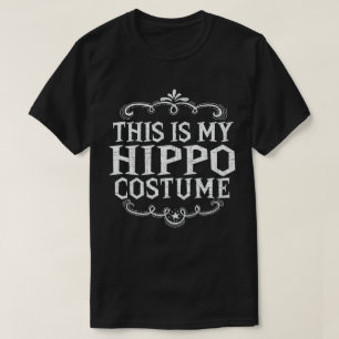 これは私のヒポポタマス面白い怠いハロウィン衣装 Tシャツ