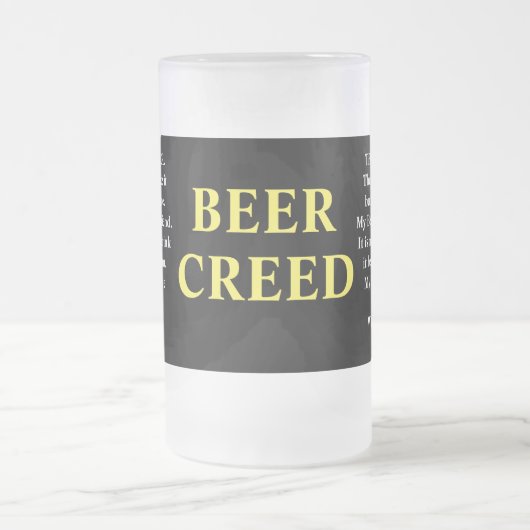 これは私のビールだ。こういうものが多い フロストグラスビールジョッキ (中央)