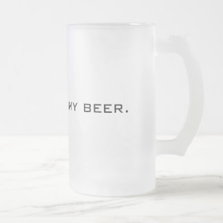 これは私のビールではないフロストグラステンプレート フロストグラスビールジョッキ