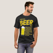 これは私のビールワイシャツです Tシャツ (正面フル)