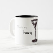 これは私のファンシーなコーヒー・マグです ツートーンマグカップ (正面左)