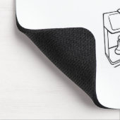 これは私のフードです! マウスパッド (コーナー)