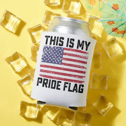 これは私のプライドフラグ USA 缶クーラー (インサイチュ 夏)