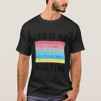 これは私のプライドフラグGenderflux物プライド月 Tシャツ