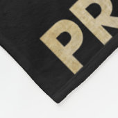 これは私のプライド国旗トランプ米国旗7月4日 フリースブランケット (角)