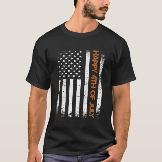 これは私のプライド国旗Usa American 4Th Of July Pat Tシャツ (正面)
