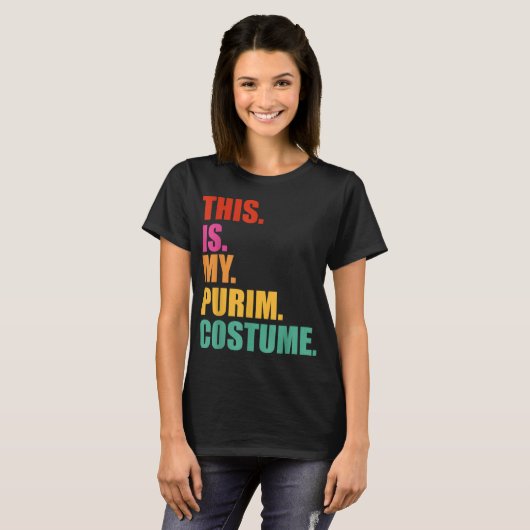 これは私のプリムの衣装ユダヤ人おもしろいである Tシャツ (正面フル)